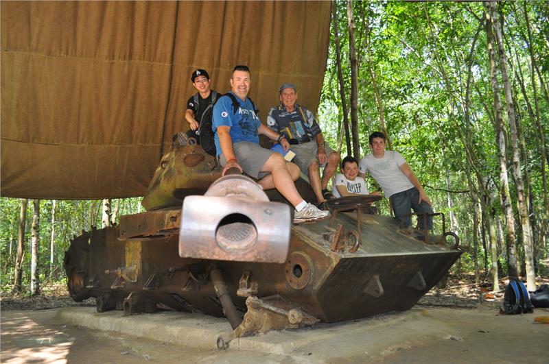 Cu Chi Tunnels by Bicycle & Boat Full Day