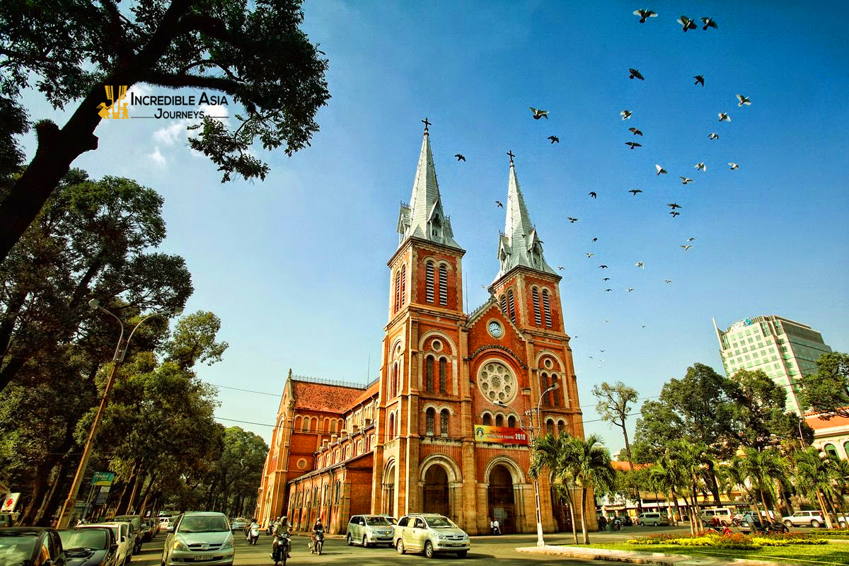 Notre dame Catherdral in Ho Chi Minh