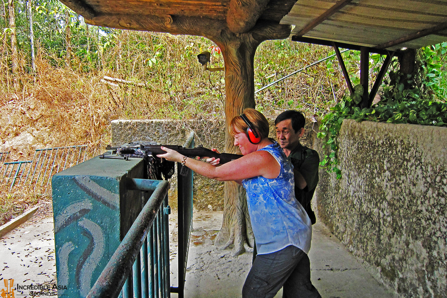 Cu Chi Tunnels shooting range