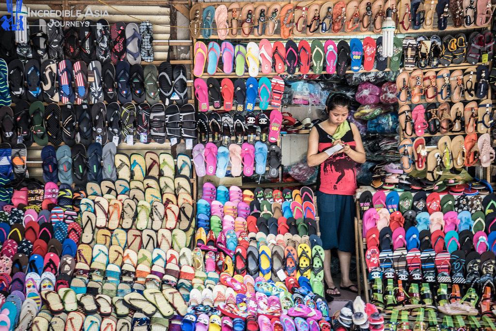 Shoes street in Hanoi Old Quarter