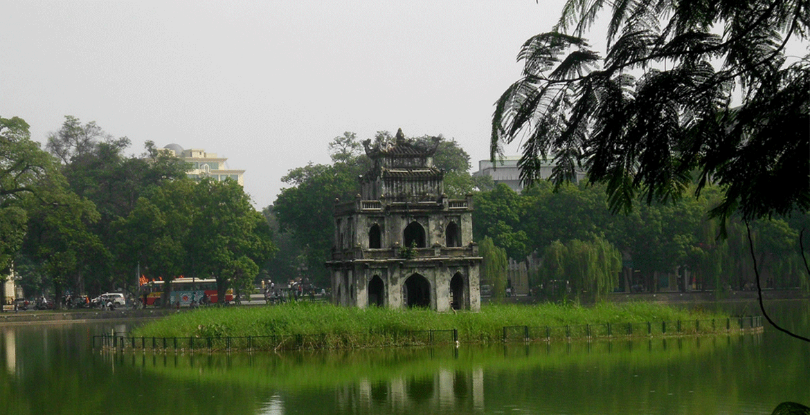 Hoan Kiem Lake in Hanoi