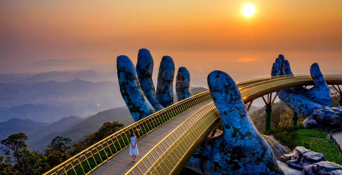 Golden Bridge in Ba Na Hills