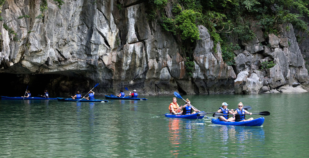 Kayaking Bright Cave