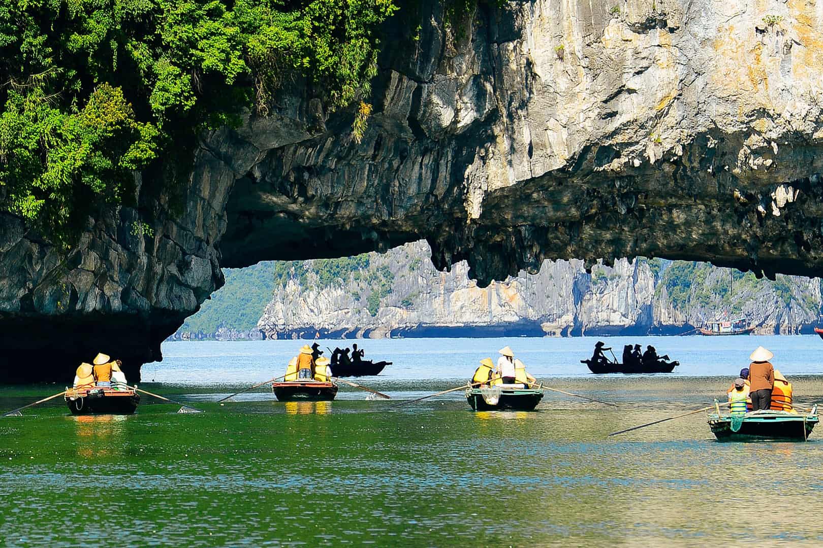 Kayaking in Halong Bay