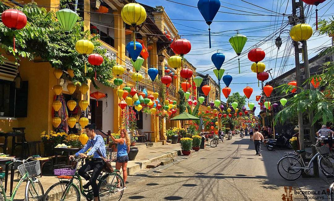 Lantern streets in Hoi An Town