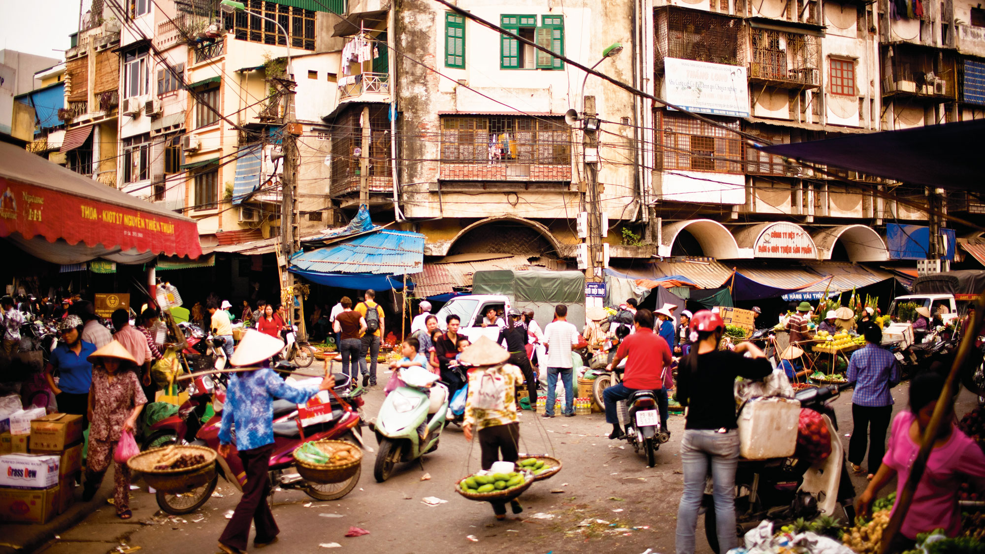Local market in Hanoi