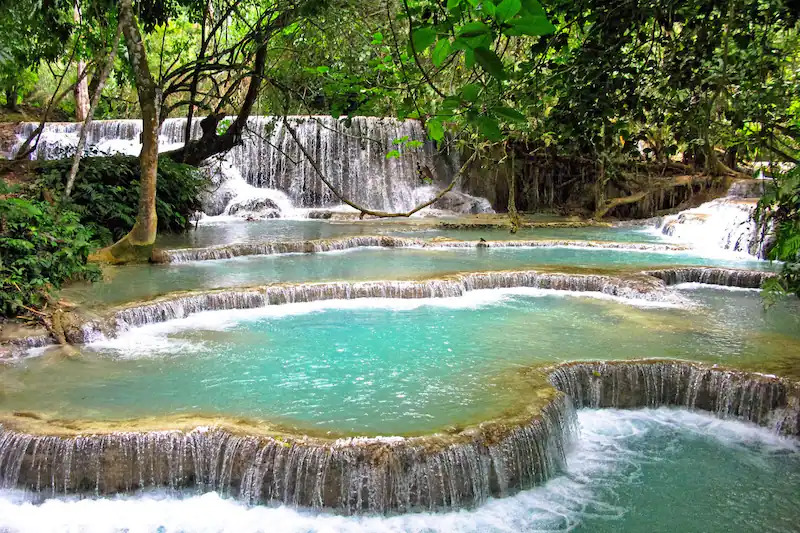 Luang Prabang – Kuang Si Waterfall.