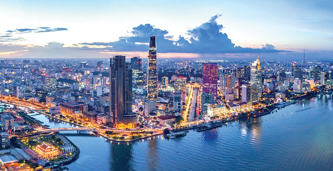 Night market food in Ho Chi Minh