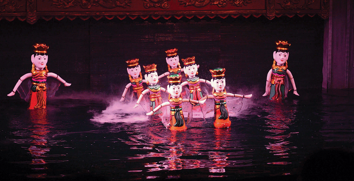 Water Puppet show in Hanoi