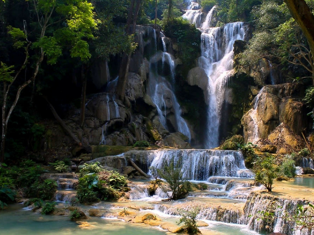 Laos Adventure with Luang Prabang Waterfall