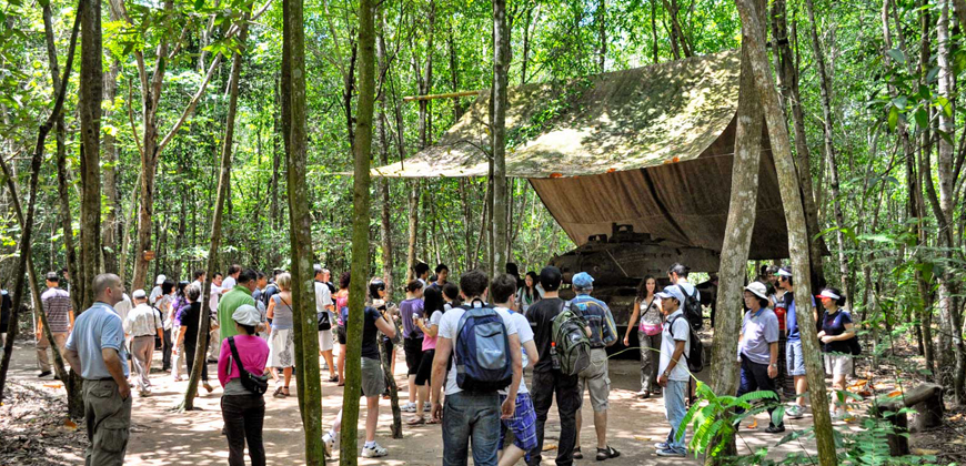 Cu Chi Tunnels by Bicycle & Boat Full Day