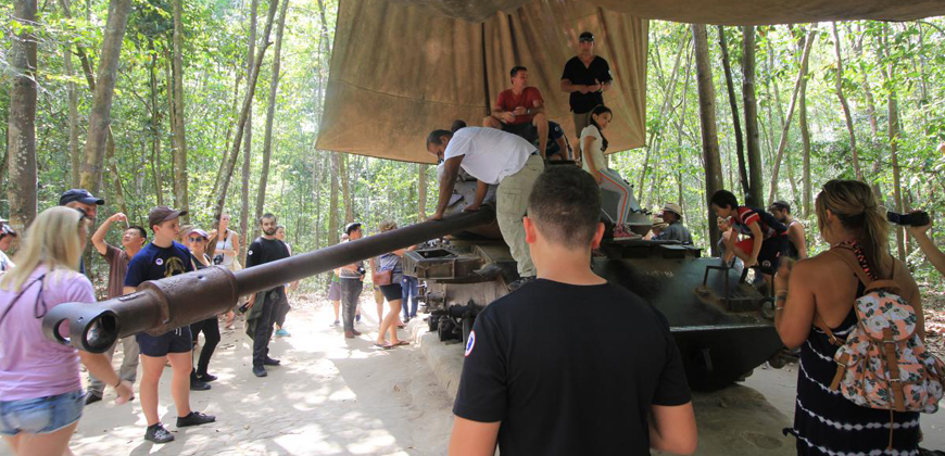 Cu Chi Tunnels by Bicycle & Boat Full Day